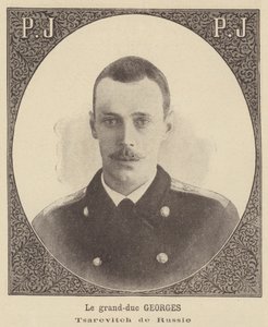 Grand Duke George, Tsarevich of Russia by French School